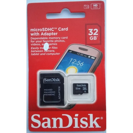 SanDisk 32GB Memory Card HD