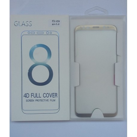 Glass Protector SAMSUNG S8 Gold High Quality