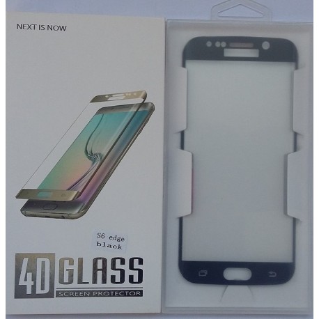 Glass Protector SAMSUNG S6 Edge Black High Quality