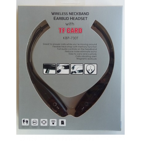 Wireless NeckBand EarBud HandsFree