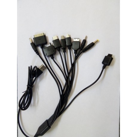 All in One Data Cable with 10 in 1 Support