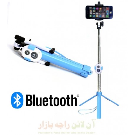 Bluetooth Selfie Stick with Tripod Stand