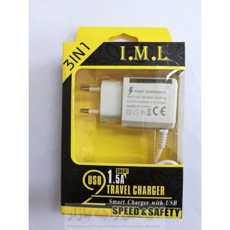 IML Smart Travel Charger 2.1A 3 in 1
