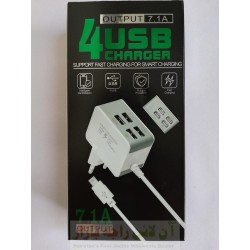 Smart Fast 4USB Charger 7.1A OUTPUT