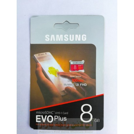 SD Memory Card 8GB EVO Plus