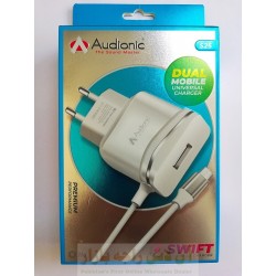 Audionic Swift Charger 2 in 1 Premium Quality 1.5A