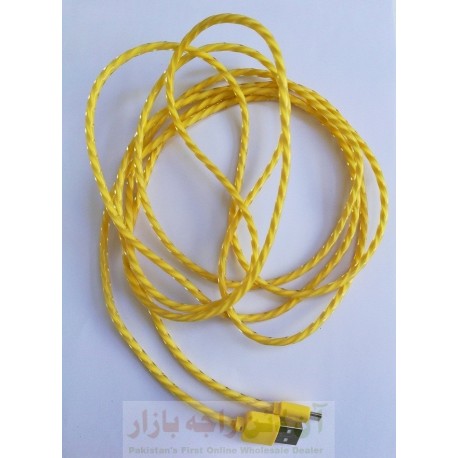 Flexible Rubber Core 3 Meter Long Data Cable Micro 8600