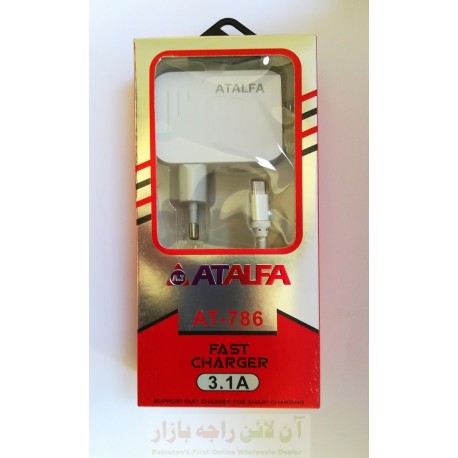 AT ALFA Fast Charger AT-786 3.1A 5-in-1 Micro 8600