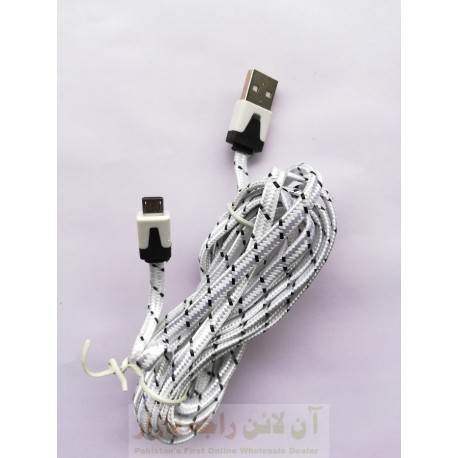 Twister Long Cotton Data Cable 2 Meter Micro 8600