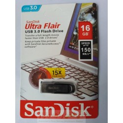 High Speed SanDisk 16GB USB Flash Drive Ultra Flair
