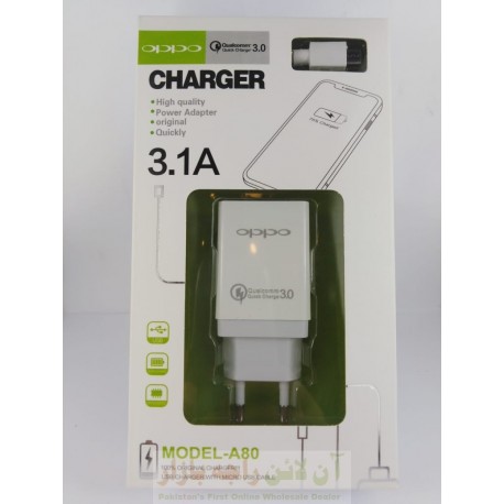 OPPO High Quality Charger 3.1A Micro 8600 A80