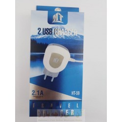 HT 2USB Charger 2.1A Micro 8600 HT-59