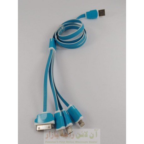 4in1 Data Cable for All iphone Model - Micro 8600 & Type C