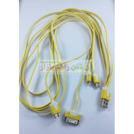 4in1 Data Cable Micro 8660 iphone 4 SAMSUNG Note Series & Iphone 5-6-7