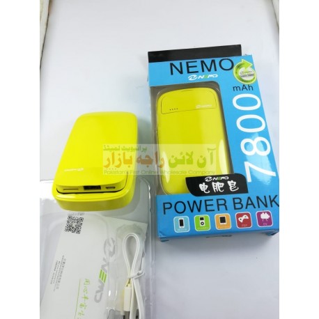 Stylish Pocket Size NEMO Power Bank 7800 mAh