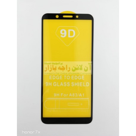 9D Glass Protector for OPPO A83 & A1