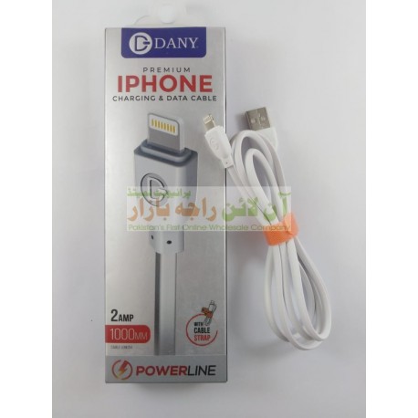Dany Premium Poer Line 1000mm Data Cable For iPhone