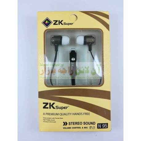 ZK Super Stereo Sound Hands Free N95