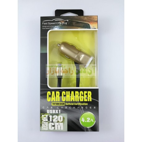 TOTUDESIGN Car Charger Certified 4.2A Fast Charging Micro 8600
