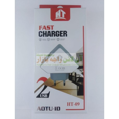 HT Jenny 2USB Fast Charger 2.1A Micro 8600 HT-09