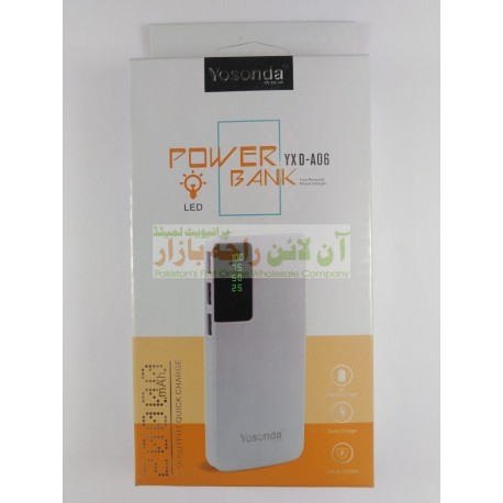 YOSONDA 20000mAh Power Bank with LED Light