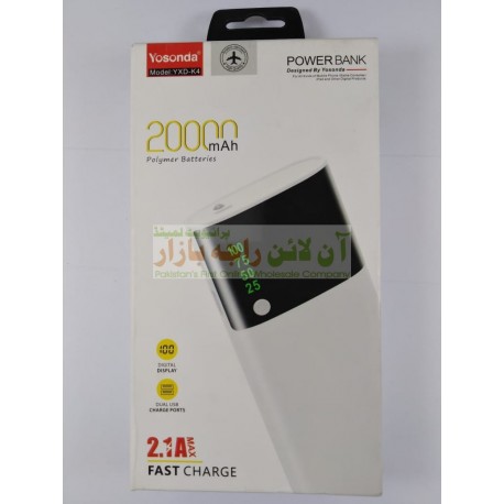 YOSONDA 20000mAh YXD-K4 Power Bank with Digital Display