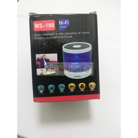 HiFi Stylish Bluetooth Speakers & Builtin MP3 WS-188