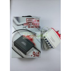 Next Generation 6USB Large Power 9.1A Charger Micro 8600 AE-08