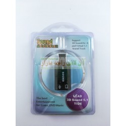 3D USB Sound Card & Voice Controller