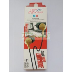 Faster Stereo Sound Universal Earphone F-01