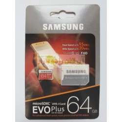 Samsung Evo Plus 64GB Memory Card Class-10