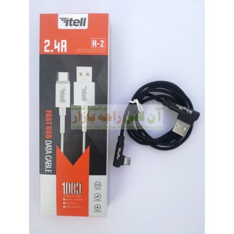 itell L-Shaped Fast Data Cable 2.4A Micro 8600
