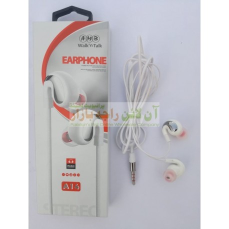 AMB Stereo Sound Curved Earphone A14