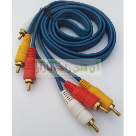 Strong Quality Flat Skin Audio Video Cable