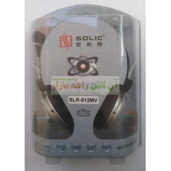 Solic Stero Sound Computer HeadPhones with Mic SL-812