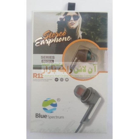 Blue Spectrum Twisted Earbud HandsFree R-11