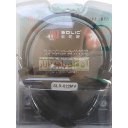 Solic Heavy Sound Computer HeadPhones with Mic SLR-822