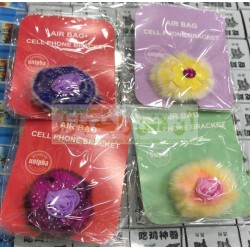 Silky Fabric Air Bag Ring for Cell Phone