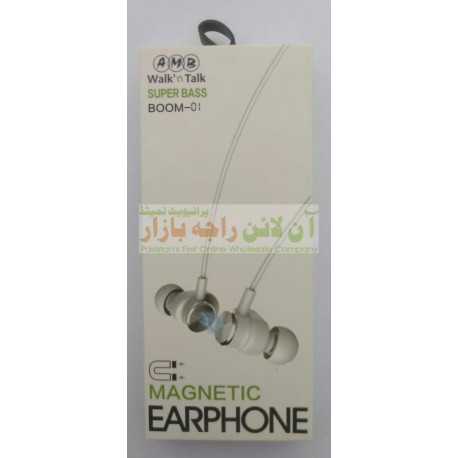 AMB Super Bass Magnetic Earphone Boom-01