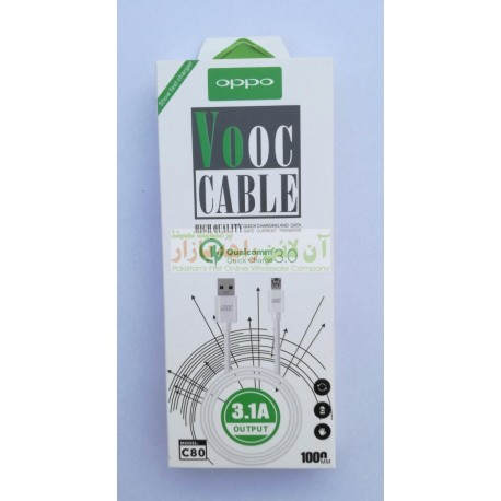 Quick Charge 1000mm Vooc Data Cable 8600