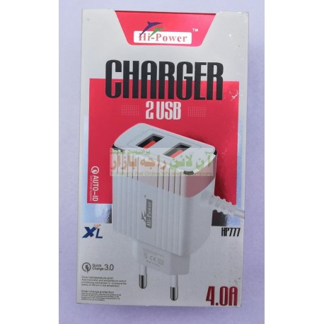 Hi-Power Auto-ID Dual USB Fast Charger 4.0