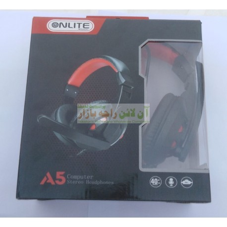 ONLITE Soft Grip Computer Gaming Headphone A5