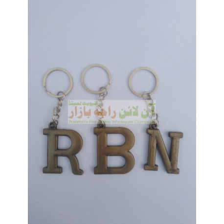 Pack of 12 Alphabetic Key Chain (12 Pieces)