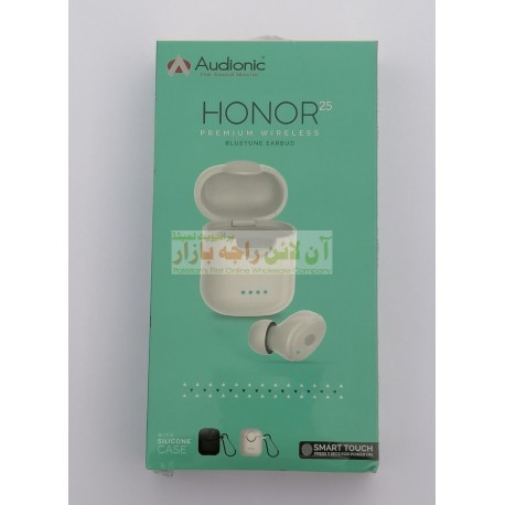 Audionic Premium Wireless BlueTune EarBud Honor-25 with Silicon Charging Case