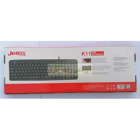 Jedel Soft Button K-11 Sharp Grip USB KeyBoard