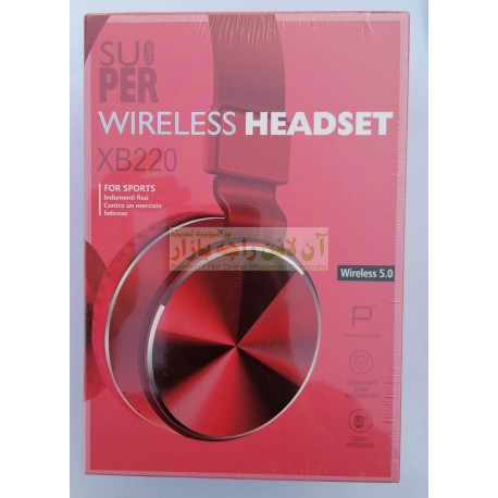 Super Bass Stylish Wireless Headset XB-220