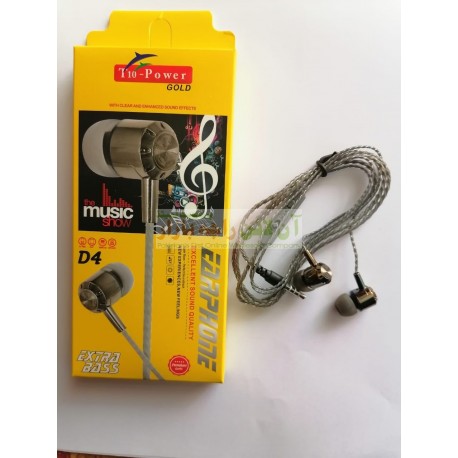 T-10 Power Round Head Stylish Stereo Hands Free D-4