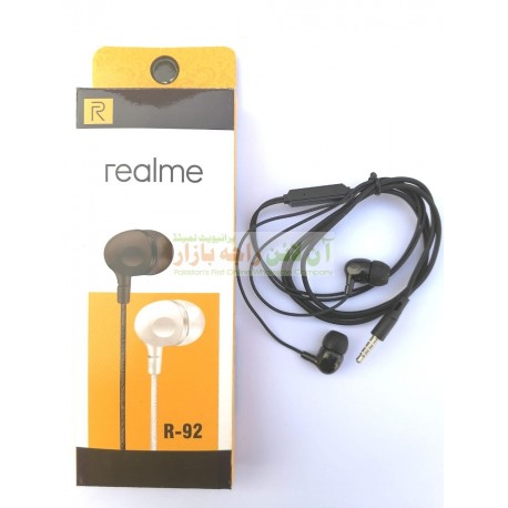Realme Extra Bass Stylish Stereo Hands Free R-92