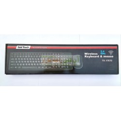 Gold Touch Soft Button Wireless KeyBoard & Mouse KYW-700