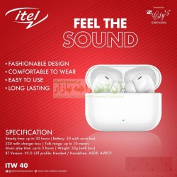 itel Original Long Lasting Fashionable Airpods ITW-40